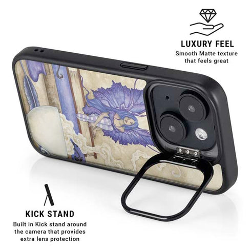 Bookworm Fairy by Amy Brown iPhone 14 Kickstand Case